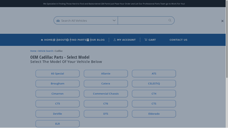 Genuine Cadillac Parts cadillac parts cars