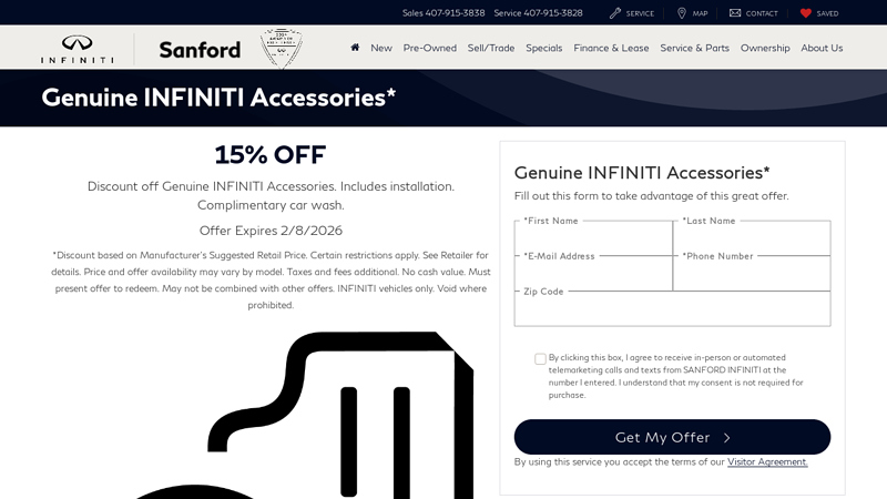 Genuine INFINITI Accessories geartronix auto parts