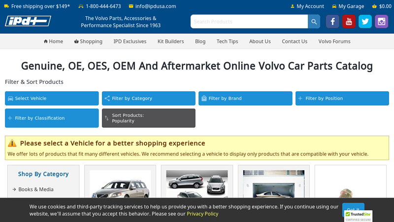 Genuine, OE, OES, OEM & Aftermarket Volvo Car Parts Catalog volvo auto parts near me