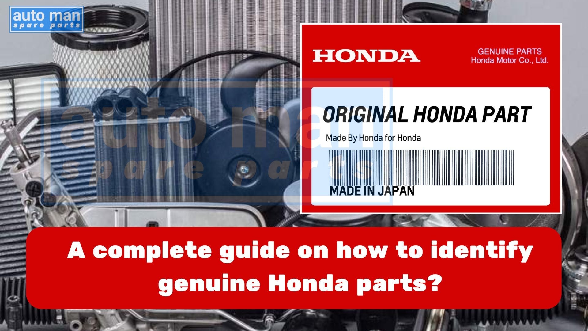 Genuine Parts Honda Motor guide