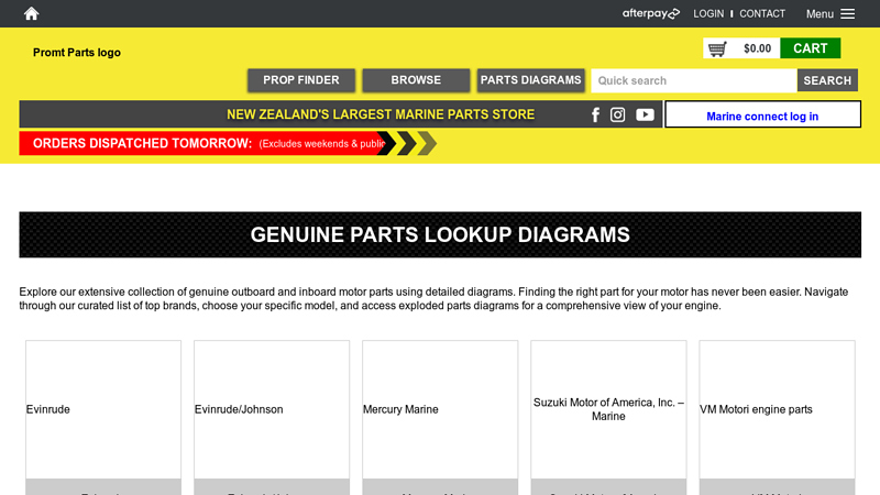 Genuine Parts Lookup Diagrams johnson evinrude motor parts