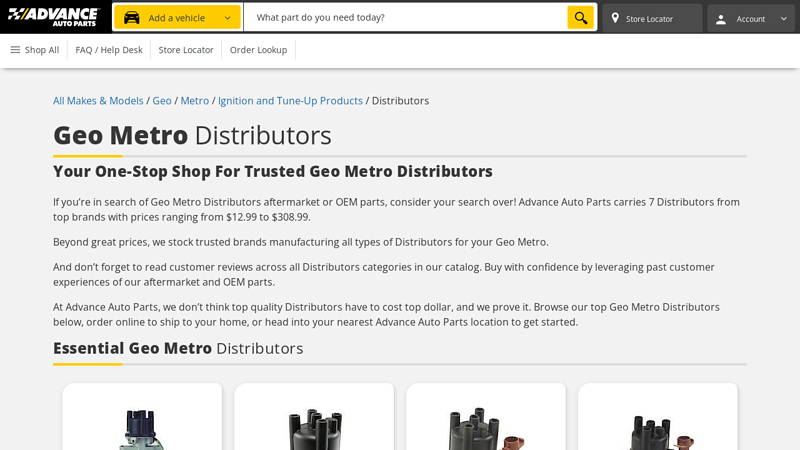 Geo Metro Distributors geo metro auto parts