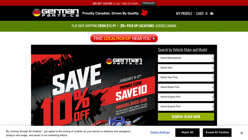 GermanParts.ca: Brand Name & OEM Parts car parts free shipping