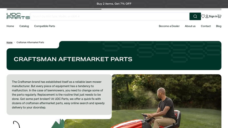 Get Craftsman Aftermarket Parts Online craftsman tractor deck parts