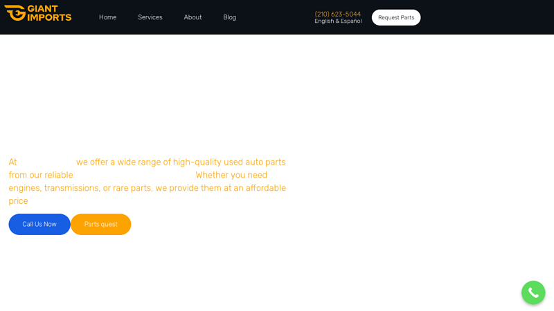 Giant Imports Junkyard cheap auto parts san antonio