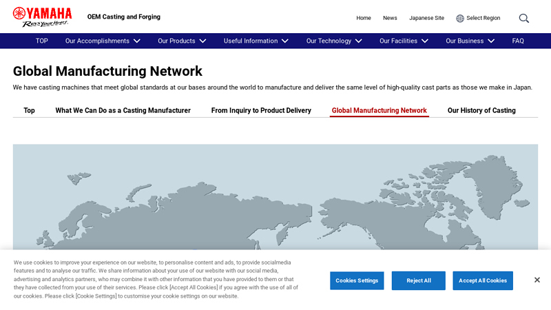 Global Manufacturing Network yamaha boat motor parts