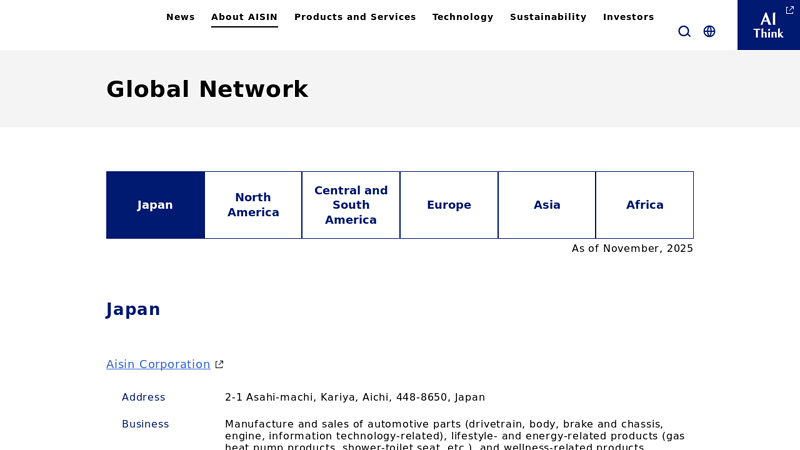 Global Network jp auto parts