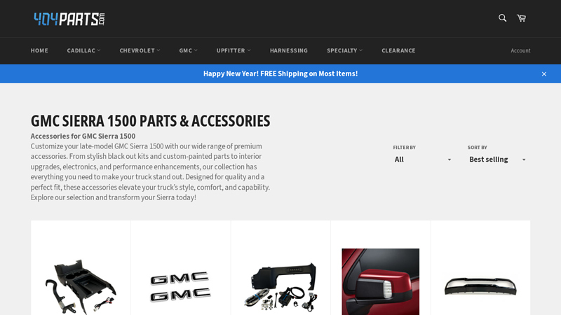 GMC Sierra 1500 Parts & Accessories auto parts gmc sierra 1500