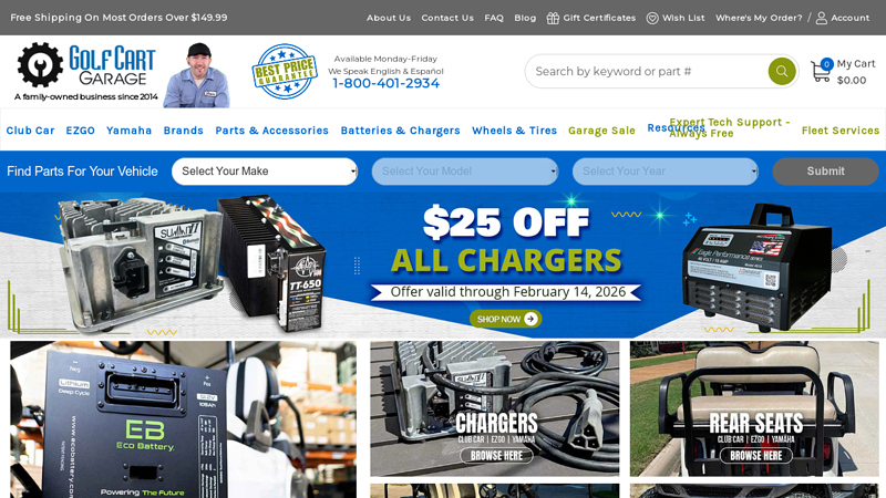 Golf Cart Garage Auto Parts golf car parts near me