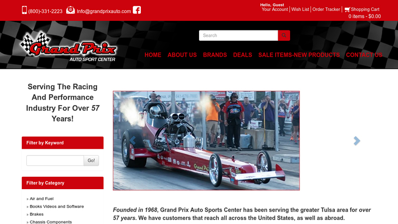Grand Prix Auto Sports Center ford parts tulsa