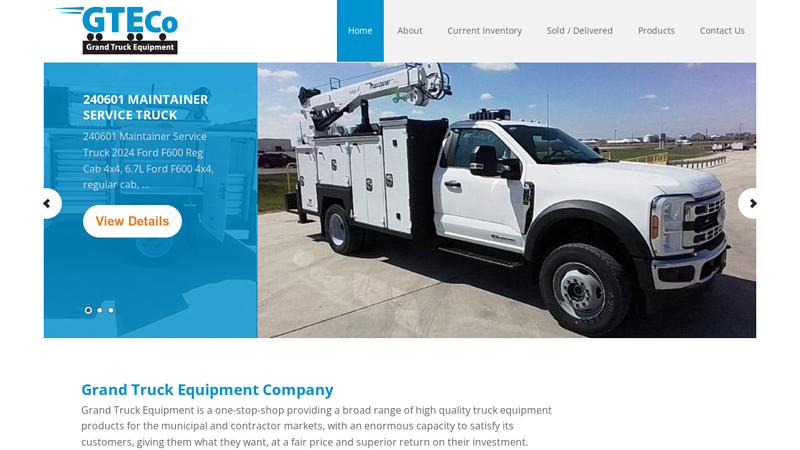 Grand Truck Equipment Company truck parts okc