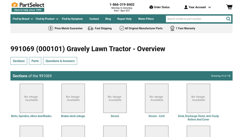 Gravely Lawn Tractor 991069 gravely lawn tractor parts