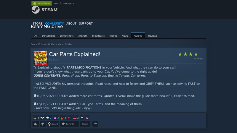 Guide :: Car Parts Explained! what are the best parts the modify car in beamng