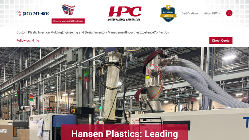 Hansen Plastics plastic car parts