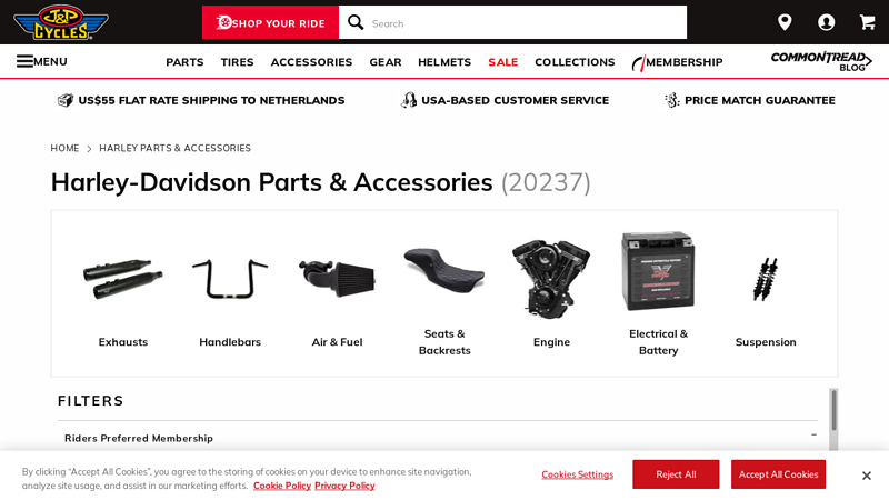 Harley Parts & Accessories harley davidson motor parts