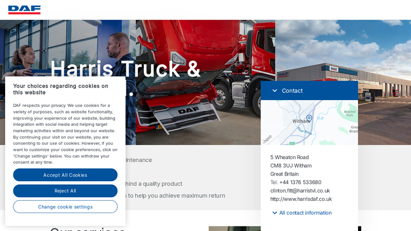 Harris Truck & Van Ltd. harris truck parts