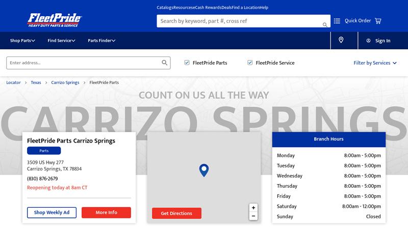 Heavy Duty Truck and Trailer Parts at 3509 US Hwy 277 truck parts laredo tx