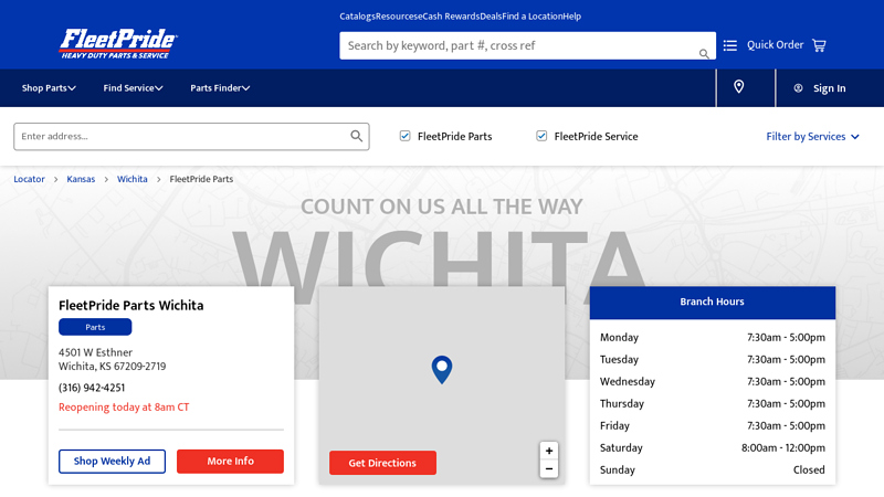 Heavy Duty Truck & Trailer Parts at 4501 W Esthner truck parts wichita ks