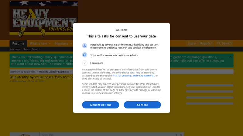Help identify hydraulic hoses 1985 ford 555a backoe 555a ford backhoe parts