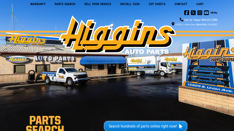 Higgins Auto Parts auto parts stores in bakersfield