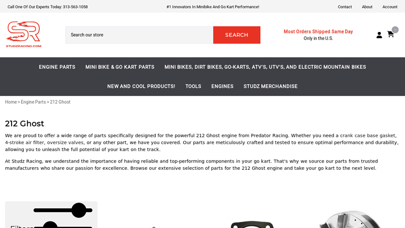 High-Quality Go Kart Parts for the 212 Ghost Engine predator motor parts