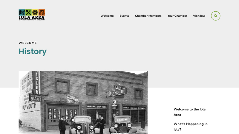 History of Iola, Kansas iola auto parts iola ks