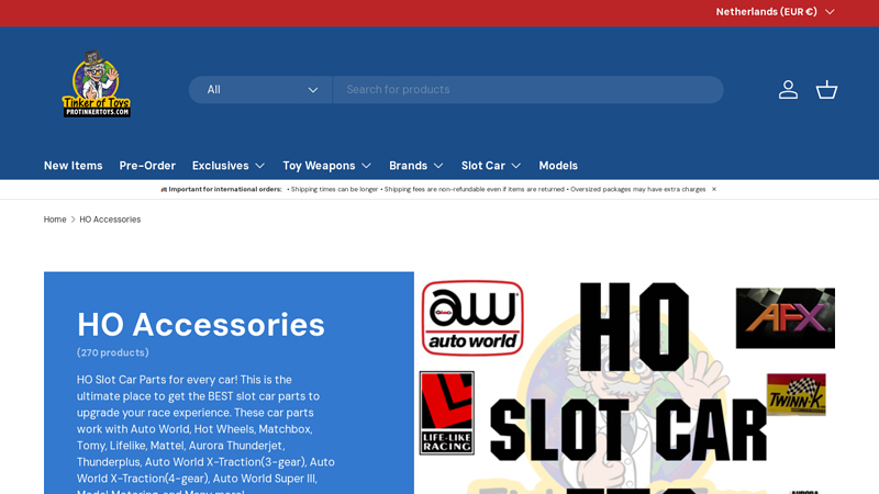 HO Accessories afx slot car parts