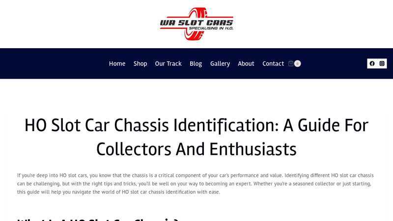 HO Slot Car Chassis Identification aurora afx slot car parts