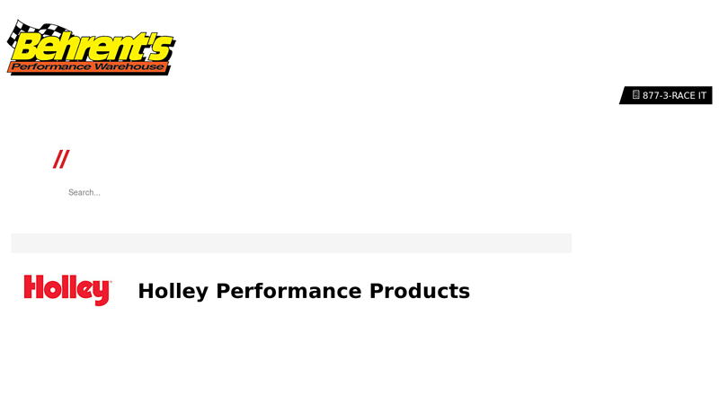 Holley Performance Products holley auto parts