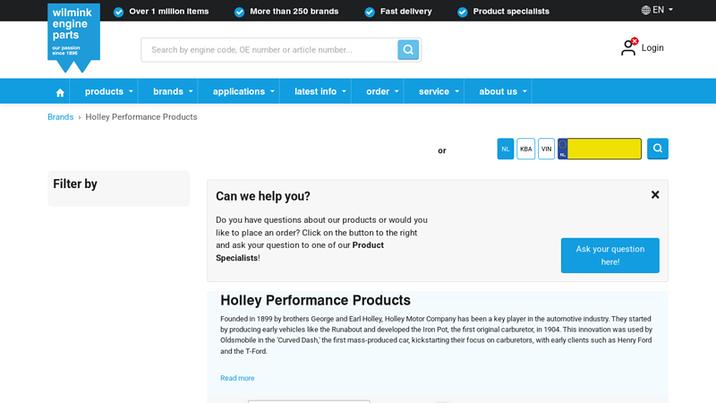 Holley Performance Products holley auto parts