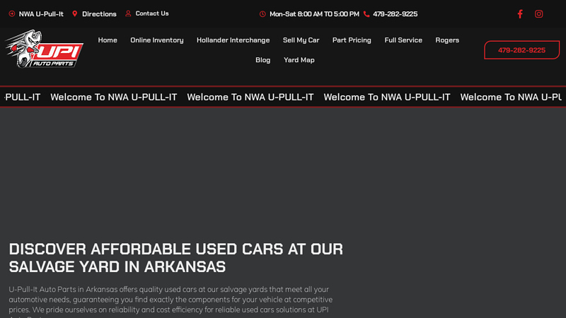Homepage upi auto parts