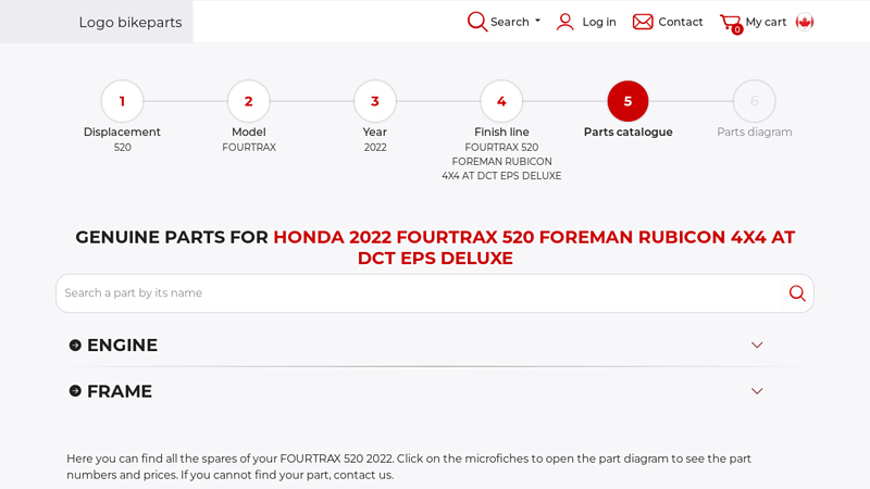 Honda 2022 FOURTRAX 520 FOREMAN RUBICON 4X4 AT DCT ... honda rubicon parts