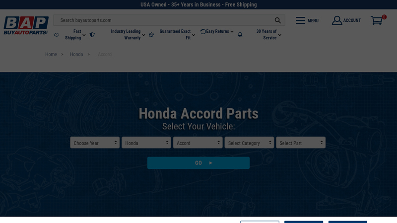Honda Accord parts 99 honda accord parts