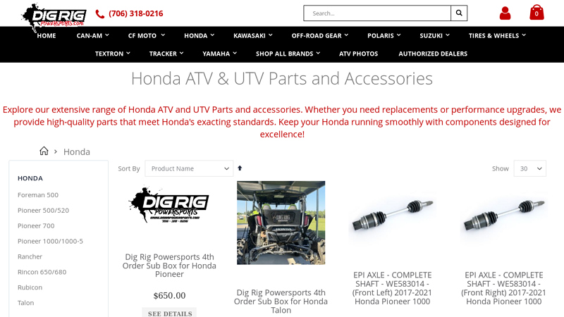 Honda ATV & UTV Parts and Accessories honda quad parts