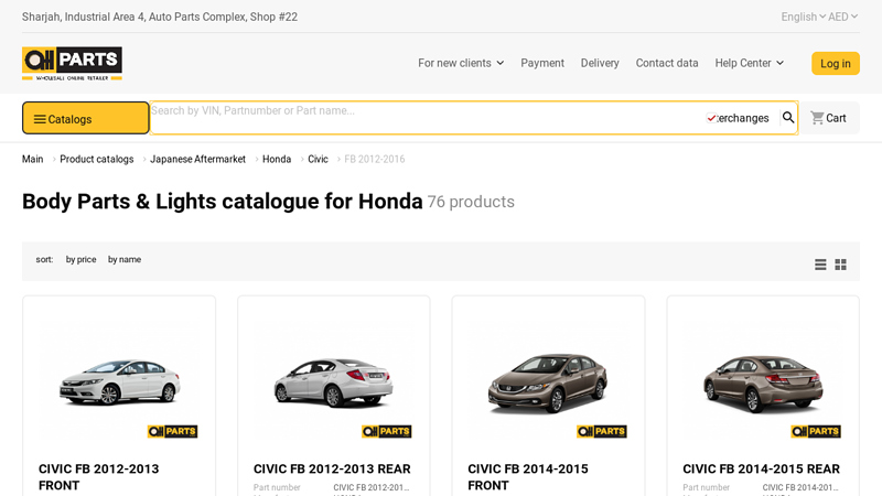 Honda Body Parts, Lights & Accessories 2012 honda civic parts