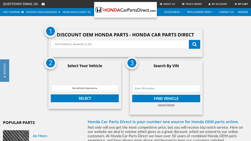 Honda Car Parts Direct cheap oem honda parts