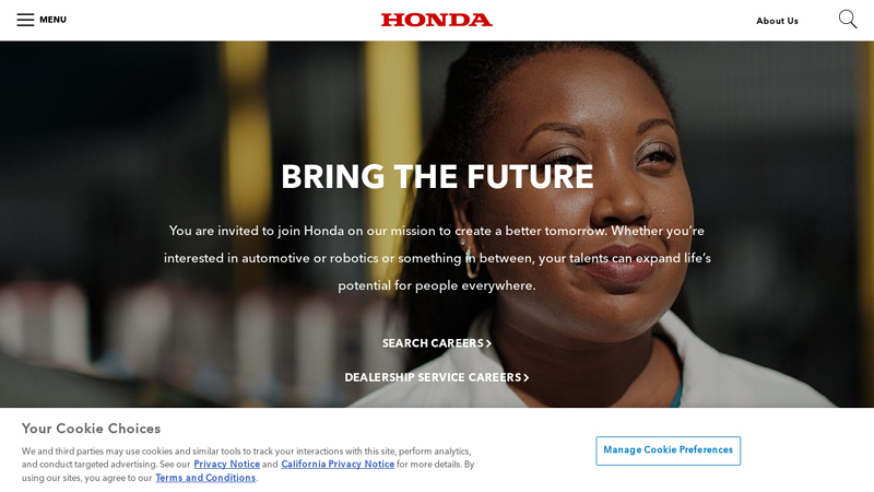 Honda Careers auto parts employment