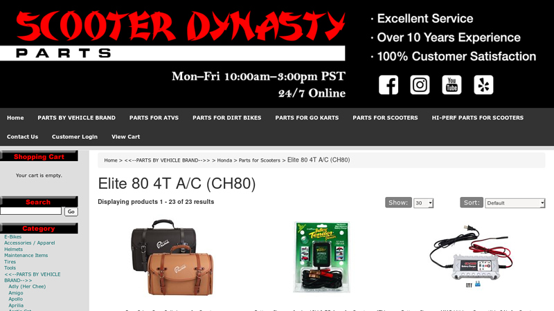Honda Elite 80 Scooter Parts honda elite 80 parts