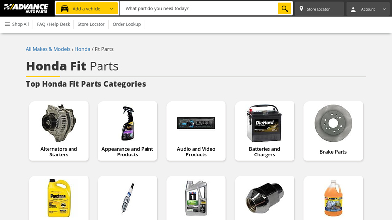 Honda Fit honda fit auto parts