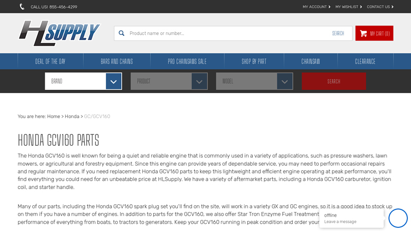 Honda GCV160 Parts honda gcv160 replacement blade part number