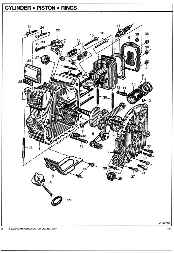 Honda Generator Parts guide