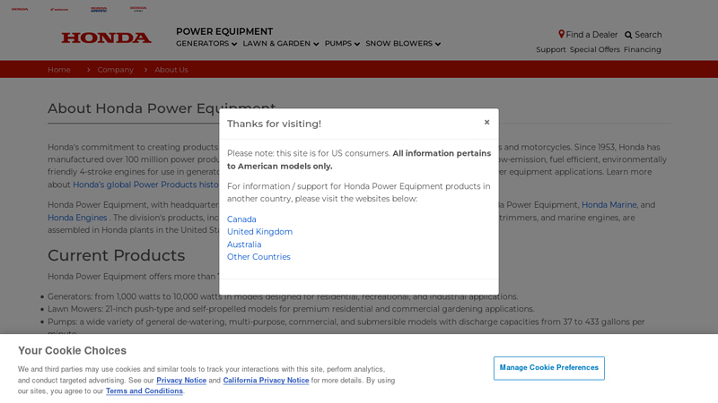 Honda Generators and Lawn ... honda lawn mower parts