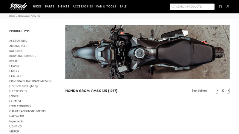 HONDA GROM / MSX 125 honda grom aftermarket parts