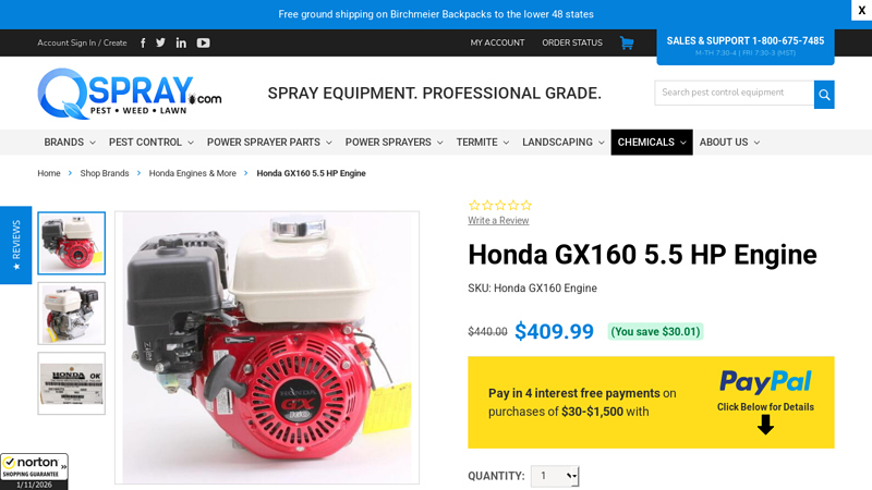 Honda GX160 5.5 HP Engine honda gx160 racing parts