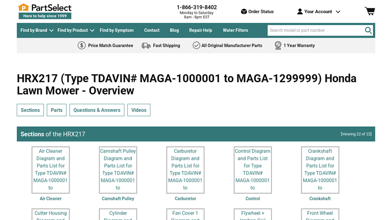 Honda Lawn Mower HRX217 honda hrx 217 mower parts