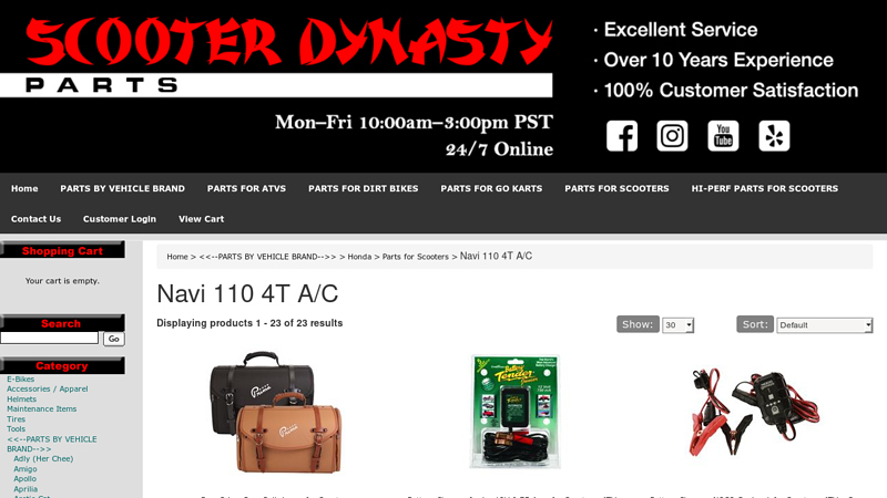 Honda Navi 110 Scooter Parts honda navi parts