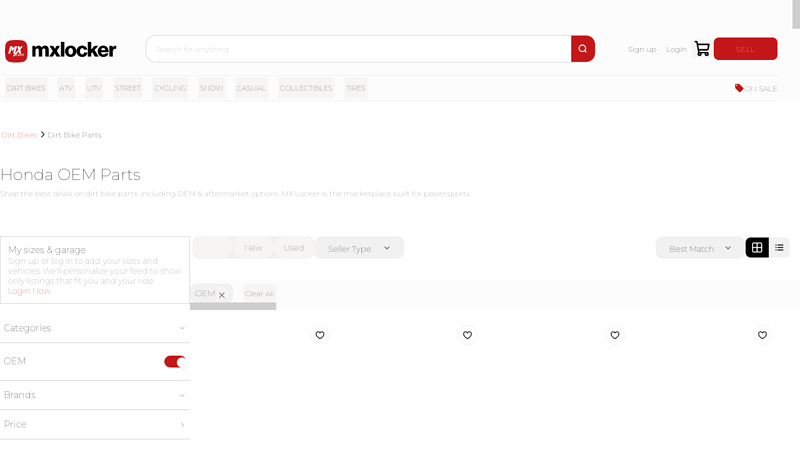 Honda OEM Parts honda crf parts