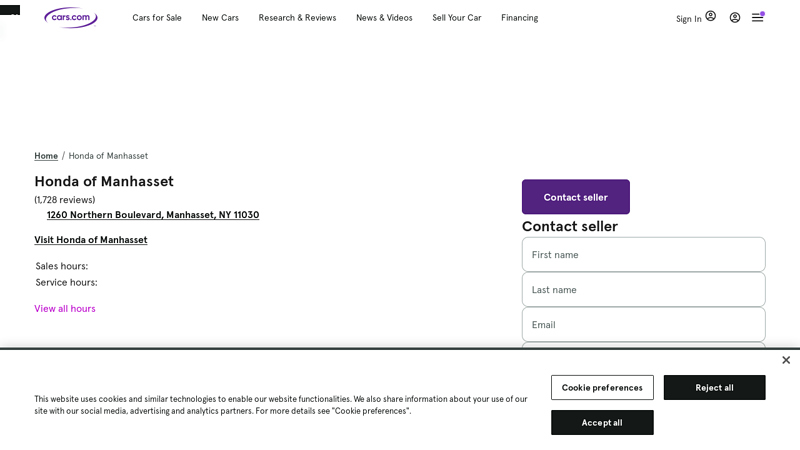 Honda of Manhasset honda of manhasset service & parts