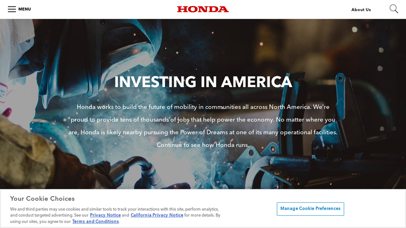 Honda Operations and Locations honda auto parts