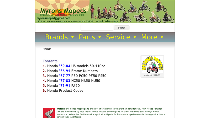 Honda Parts honda express parts